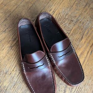 J Crew Leather Driving Shoes